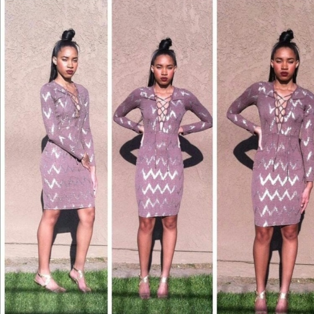 Gold and brown dress. Pink and silver dress sold